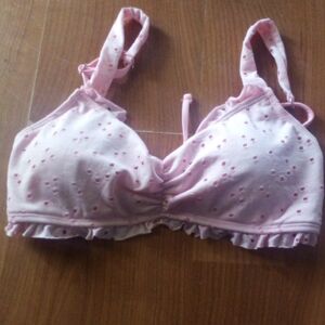 NWOT! Pink Eyelet Lace Bralette